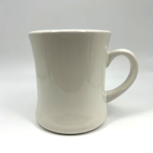 Vintage Heavy Diner Style Coffee Mug Off-White Cream Unbranded Collect